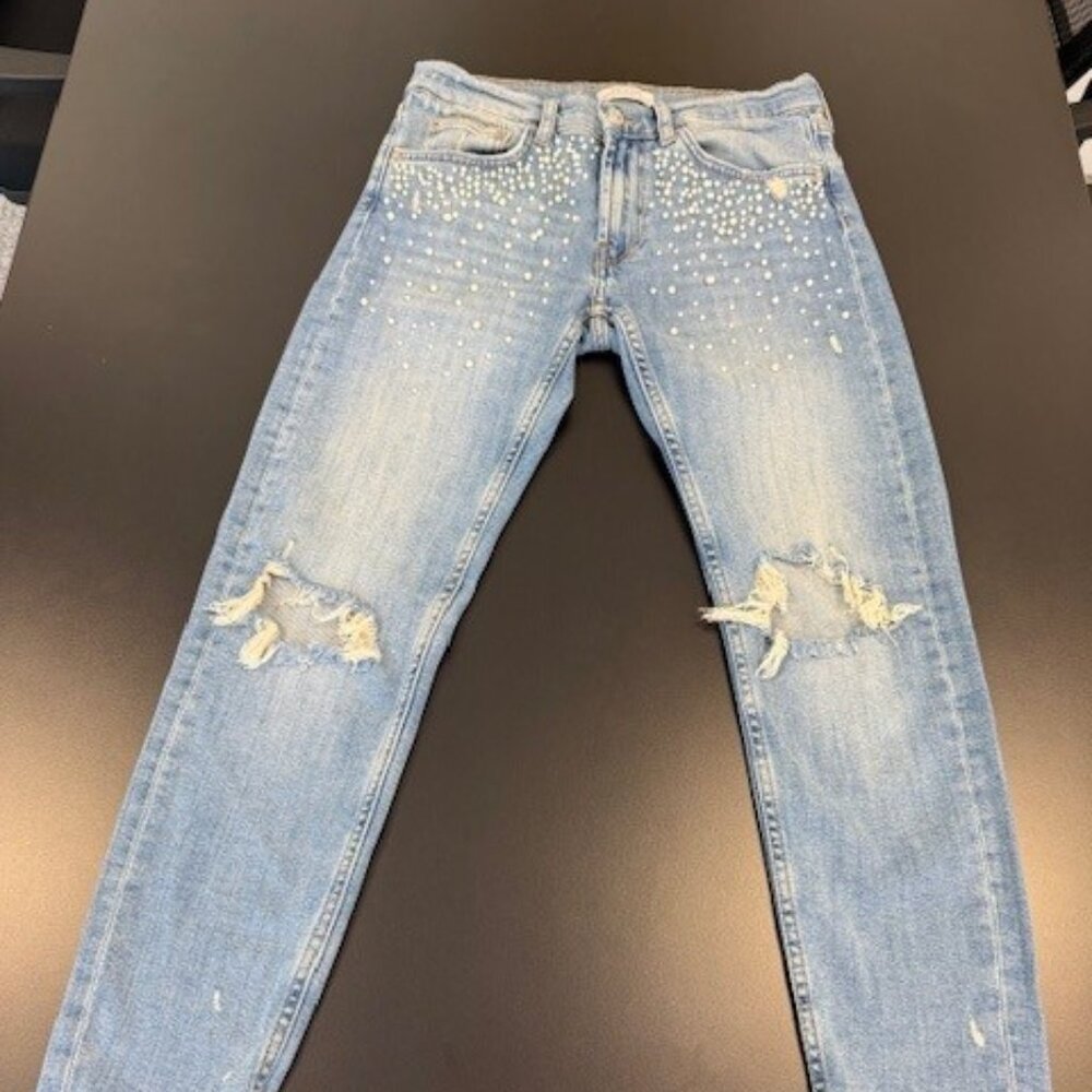 Zara Women Pearl Jeans
